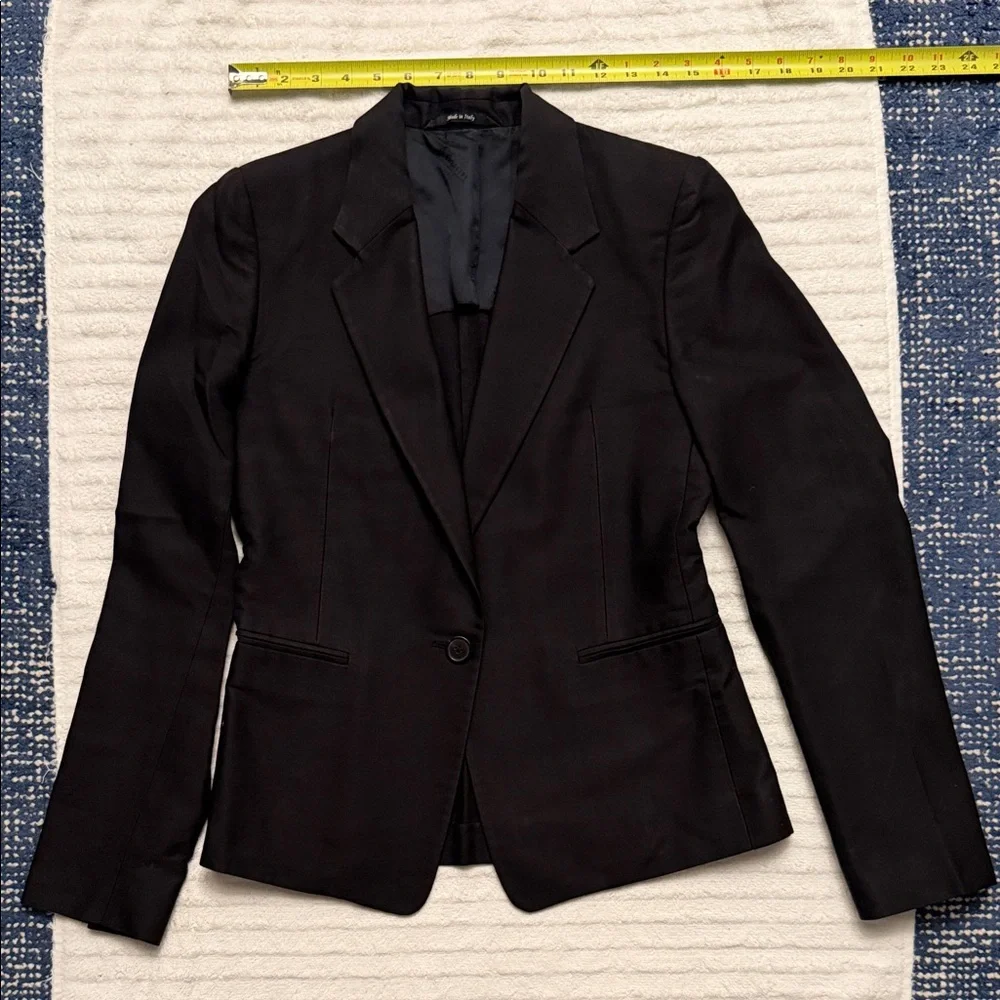 Maison Martin Margiela Black Single-Button Tailored Blazer - Picture 1 of 6